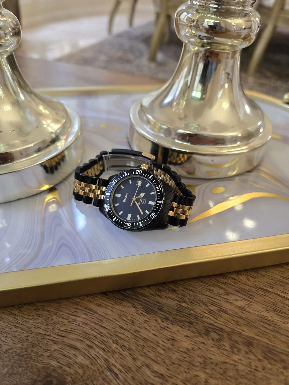 Bulova wristwatch black